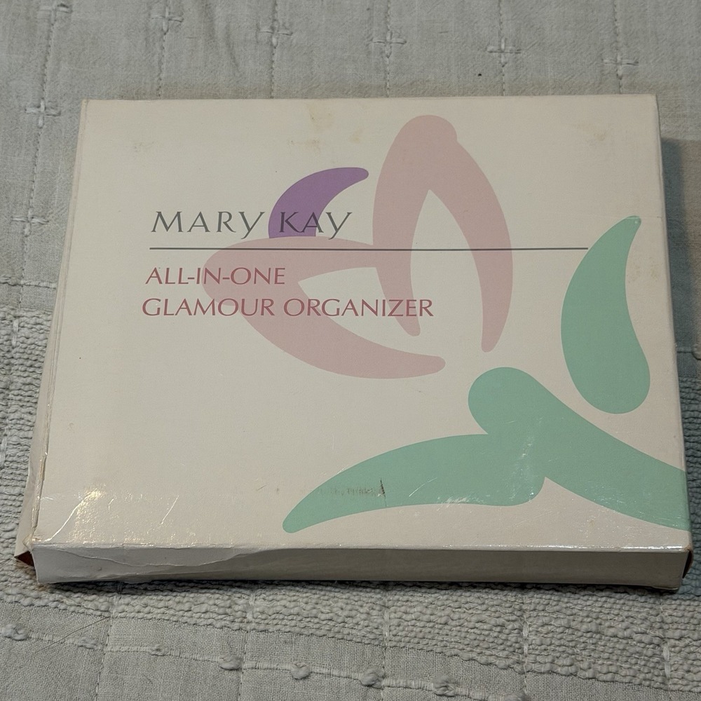 Vintage Mary Kay Pink Organizer All In One Glamour Organizer Makeup Holder NEW